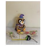Craft windmill picks and Owl stuffed