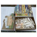 AMT Saturn V Rocket and Apollo spacecraft model