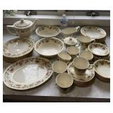 Homer Laughlin dish set , one cup broken