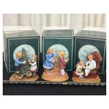Avon Keepsake Christmas Figurines 1982, 1983 & 84