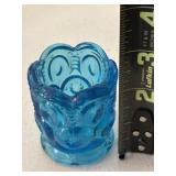 LE Smith Moon & Stars Blue Toothpick Holder