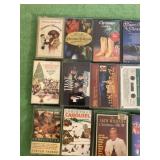Christmas and Country cassettes
