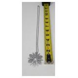 Kelly Waters Pewter Snowflake Necklace