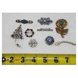 Antique Gemstone Brooches