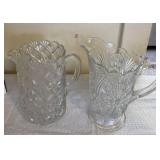 Vintage Imperial Glass and Diamond Patter Glass