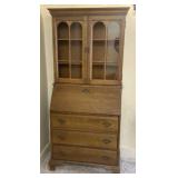 Secretary Desk/hutch with key 29.5inX15inX68in