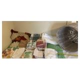 Kitchen towels with 16ï¿½ tall basket