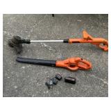 20v. B&D Weed eater, Leaf Blower, Battery &