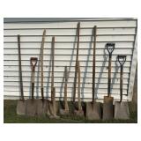 Shovels, Axes, Rake