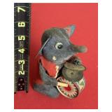 MUSICAL ELEPHANT CLOCK WORK TOY WIND UP- doesnï¿½t