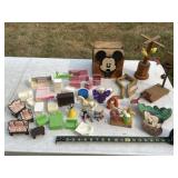 Toys, Doll House furniture, Mickey Mouse bird