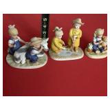 1985 & 1999 Homco Denim Day Figurines