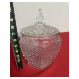 Anchor Hocking Wexford Crystal Cookie Jar