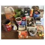 Hardware, spark plugs, driveway pressure washer