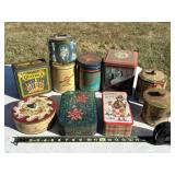 Collector Tins- meadow gold, red man chewing