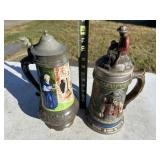 Beer Steins- one marked Loma