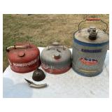 Galvanized Gas & Kerosene Cans