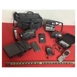 Polaroid Camera, Cell Phones, Panasonic Video