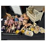 Sesame Street play set, Dolls, Doll Bed