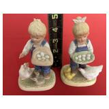 1985 Homco Denim Days Figurines