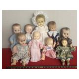 Vintage Baby dolls including Lorrie