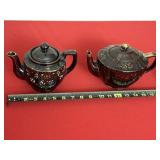 Oriental Tea Pots- one on right is damaged