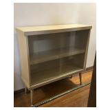Mid-Century Modern Book Case- glass Doors