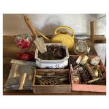 Auger Drill Bits, hardware, paint brushes,