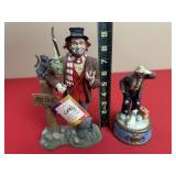 Red Skelton & Emmit Kelly Figurines
