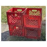 Plastic Milk Crates