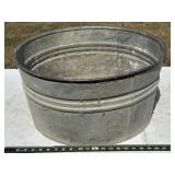 Galvanized Wash Tub with handles