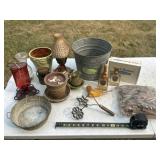 Rosette Cookie Maker, Galvanized bucket, vanity