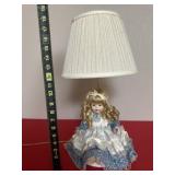 Porcelain Duck House Doll Lamp