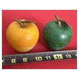 Marble Apple Paperweights