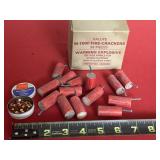 M-1000 Fire Crackers, percussion Caps