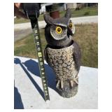 Rotating Head Owl Decoy