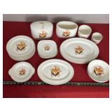 Bakerite 22k. Gold Dishes