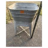 Bergmann Galvanized Laundry Tub- missing three