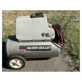 3.5hp Sanborn Silver Bullet Air Compressor- needs