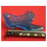 Fenton Glass Shoe- chipped