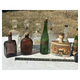 Empty bottles & Decanters