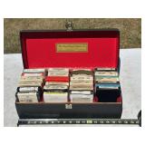8-track tapes with case