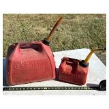 1&5gal gas cans- empty