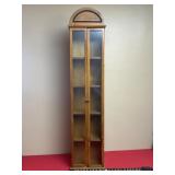 Storage Cabinet with glass Shelves