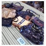 Assortment of purses