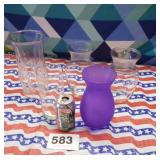 Assortment of vases