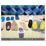 Assortment of shoe insoles