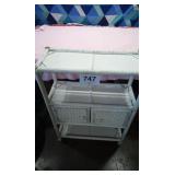 Small wicker cabinet