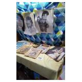 Elvis pictures and card and assortment of flyers
