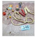 Antique toy and miscellaneous items